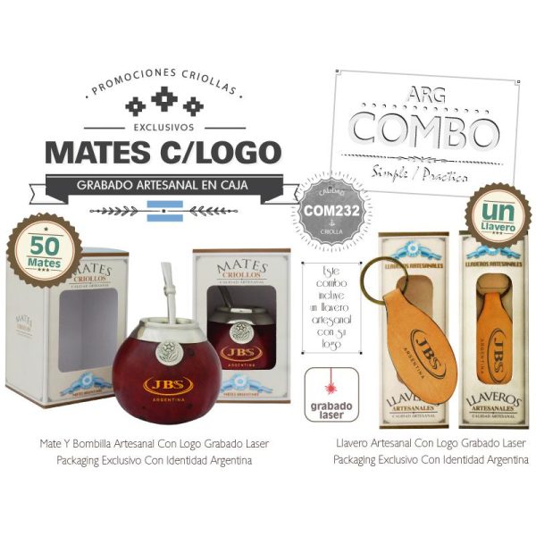 Combo 50 Mates Grabados  Un Llavero Grabado De Regalo