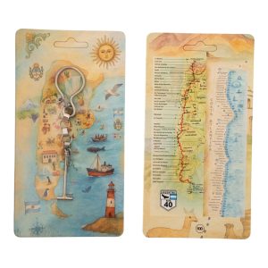 Llavero de alpaca con blister temtico