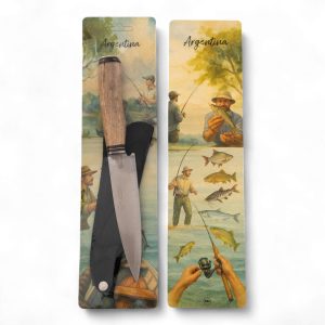 Cuchillo Inoxidable con vaina Cabo de madera