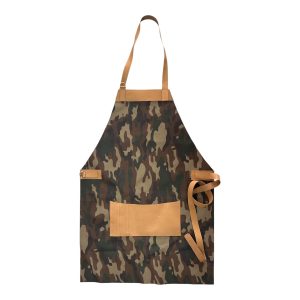 Delantal Asador de Lona Camuflada